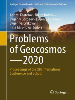 cover image of Problems of Geocosmos–2020